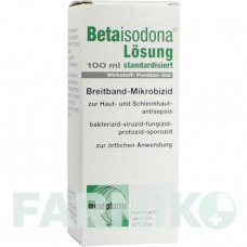 БЕТАИЗОДОН (BETAISODONA) раствор 100 мл - Повидон-йод ACA MULLER-ADAG PHARMA