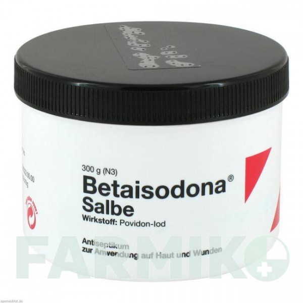 БЕТАІЗОДОН (BETAISODONA) мазь 300 г - Повідон-йод MUNDIPHARMA