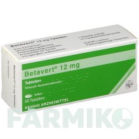 БЕТАВЕРТ (BETAVERT) 12 мг таблетки 50 шт - Бетагістин HENNIG