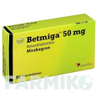 БЕТМІГА (BETMIGA) 50 мг таблетки 30 шт - Мірабегрон ASTELLAS PHARMA