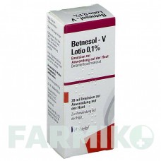 БЕТНЕЗОЛ (BETNESOL) 0,1% емульсія 20 мл - Бетаметазон GLAXOSMITHKLINE