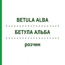 БЕТУЛА АЛЬБА (BETULA ALBA) розчин 50 мл - Гомеопатія DHU