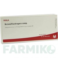 БЕТУЛА МАНДРАГОРА (BETULA MANDRAGORA) ампулы 10x1 мл - Гомеопатия WALA HEILMITTEL