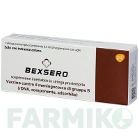 БЕКСЕРО (BEXSERO) суспензія 1x0,5 мл - Менінгококова В багатокомпонентна вакцина CC PHARMA
