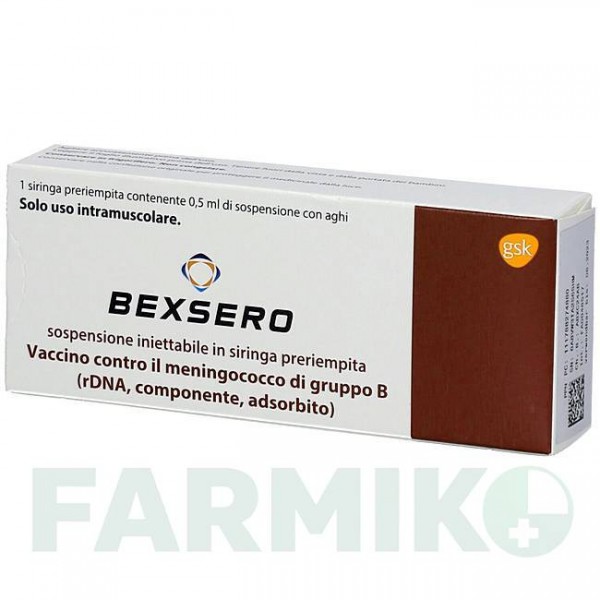 БЕКСЕРО (BEXSERO) суспензия 1x0,5 мл - Менингококковая В многокомпонентная вакцина CC PHARMA