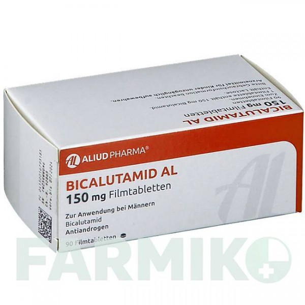 БІКАЛУТАМІД (BICALUTAMID) 150 мг таблетки 90 шт - Бікалутамід ALIUD PHARMA