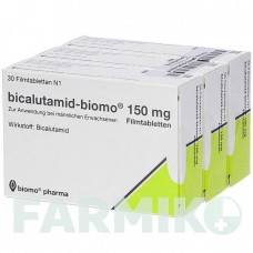 БИКАЛУТАМИД (BICALUTAMID) 150 мг таблетки 30 шт - Бикалутамид BIOMO PHARMA