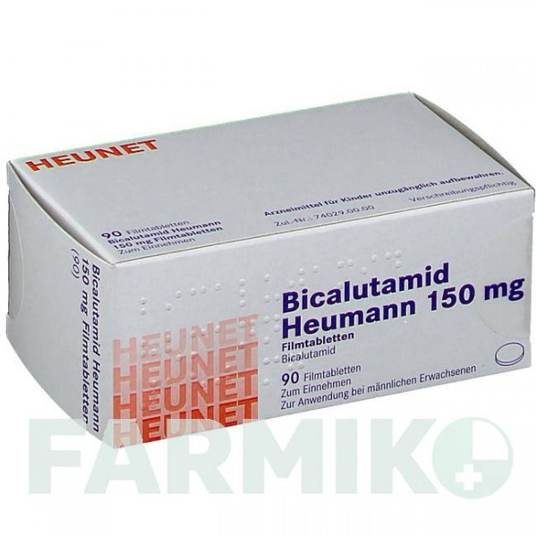 БИКАЛУТАМИД (BICALUTAMID) 150 мг таблетки 90 шт - Бикалутамид HEUNET PHARMA