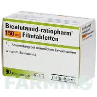 БИКАЛУТАМИД (BICALUTAMID) 150 мг таблетки 90 шт - Бикалутамид RATIOPHARM
