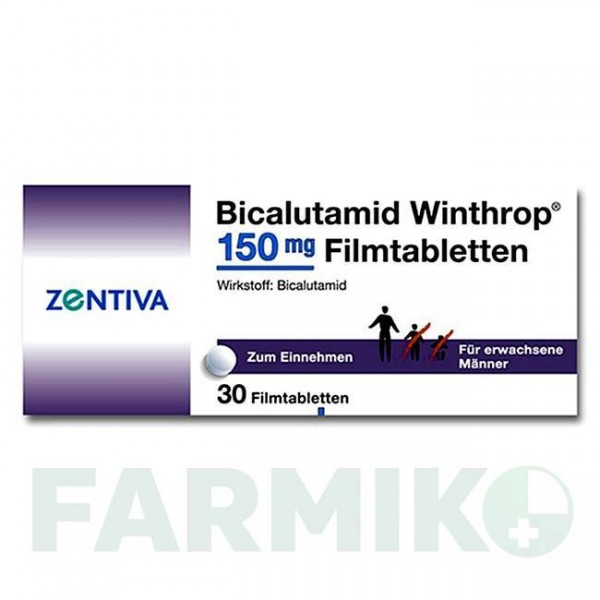 БІКАЛУТАМІД (BICALUTAMID) 150 мг таблетки 30 шт - Бікалутамід ZENTIVA