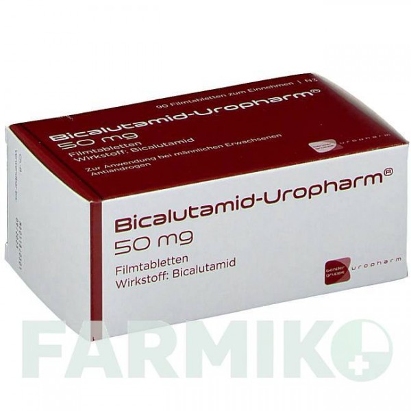 БІКАЛУТАМІД (BICALUTAMID) 50 мг таблетки 90 шт - Бікалутамід ABANTA PHARMA