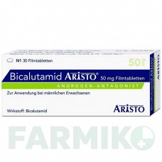 БІКАЛУТАМІД (BICALUTAMID) 50 мг таблетки 30 шт - Бікалутамід ARISTO PHARMA