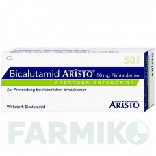 БІКАЛУТАМІД (BICALUTAMID) 50 мг таблетки 90 шт - Бікалутамід ARISTO PHARMA