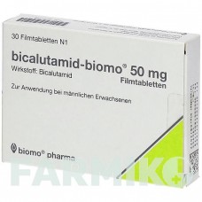 БИКАЛУТАМИД (BICALUTAMID) 50 мг таблетки 30 шт - Бикалутамид BIOMO PHARMA