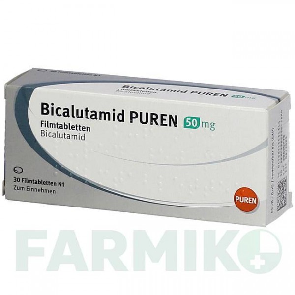 БІКАЛУТАМІД (BICALUTAMID) 50 мг таблетки 30 шт - Бікалутамід PUREN PHARMA