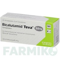 БІКАЛУТАМІД (BICALUTAMID) 50 мг таблетки 30 шт - Бікалутамід TEVA