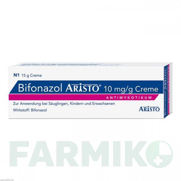 БИФОНАЗОЛ (BIFONAZOL) 10 мг/г крем 15 г - Бифоназол ARISTO PHARMA