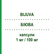 БИЮВА (BIJUVA) 1 мг/100 мг капсулы 28 шт - Прогестерон, Эстроген THERAMEX