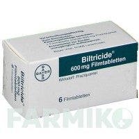 БИЛТРИЦИД (BILTRICIDE) 600 мг таблетки 6 шт - Празиквантел BAYER
