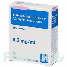 БИМАТОПРОСТ (BIMATOPROST) 0,3 мг/мл капли 1x3 мл - Биматопрост 1 A PHARMA