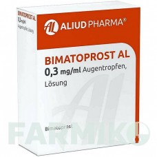 БИМАТОПРОСТ (BIMATOPROST) 0,3 мг/мл капли 1x3 мл - Биматопрост ALIUD PHARMA