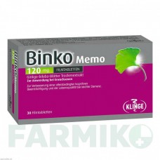 БИНКО (BINKO) 120 мг таблетки 30 шт - Экстракт листьев гинкго билоба KLINGE PHARMA
