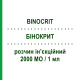 БИНОКРИТ (BINOCRIT) 2000 МЕ/1 мл раствор инъекционный 6 шт 1 мл - Эритропоэтин SANDOZ