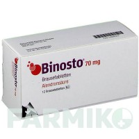 БИНОСТО (BINOSTO) 70 мг таблетки 12 шт - Алендроновая кислота RECORDATI