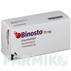 БИНОСТО (BINOSTO) 70 мг таблетки 12 шт - Алендроновая кислота RECORDATI