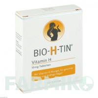 БІО Х ТІН (BIO H TIN) 10 мг таблетки 100 шт - Вітамін B7 (Біотин) DR.PFLEGER