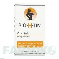 БІО Х ТІН (BIO H TIN) 2,5 мг таблетки 28 шт - Вітамін B7 (Біотин) DR.PFLEGER