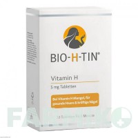 БІО Х ТІН (BIO H TIN) 5 мг таблетки 30 шт - Вітамін B7 (Біотин) DR.PFLEGER
