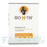 БІО Х ТІН (BIO H TIN) 5 мг таблетки 60 шт - Вітамін B7 (Біотин) DR.PFLEGER