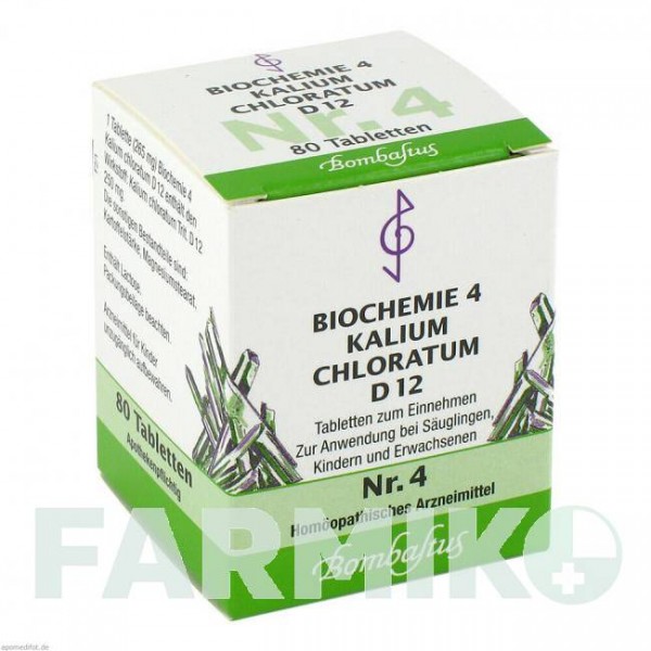 БИОХЕМИ (BIOCHEMIE) D 12 таблетки 80 шт - Гомеопатия BOMBASTUS-WERKE