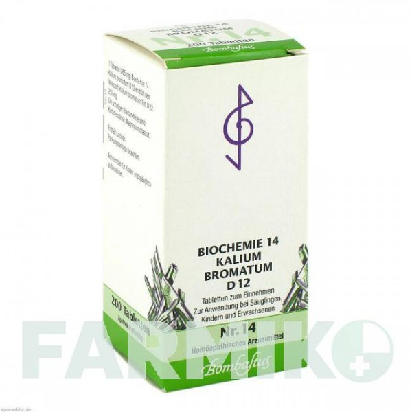 БИОХЕМИ (BIOCHEMIE) D 12 таблетки 200 шт - Гомеопатия BOMBASTUS-WERKE