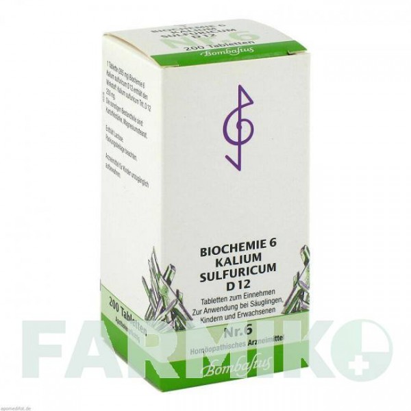БИОХЕМИ (BIOCHEMIE) D 12 таблетки 200 шт - Гомеопатия BOMBASTUS-WERKE