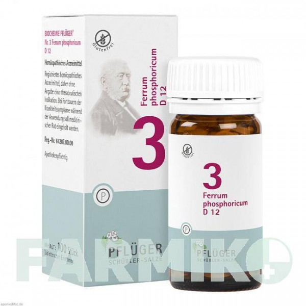 БИОХЕМИ (BIOCHEMIE) D 12 таблетки 100 шт - Гомеопатия HOMOOPATHISCHES ALEXANDER PFLUGER