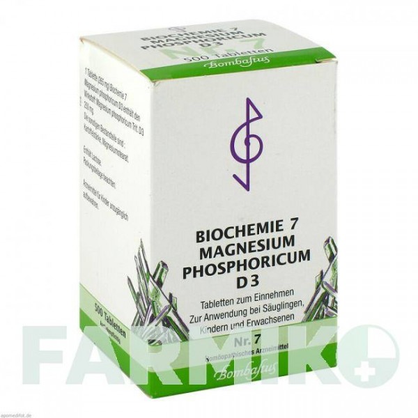 БІОХЕМИ (BIOCHEMIE) D 3 таблетки 500 шт - Гомеопатія BOMBASTUS-WERKE