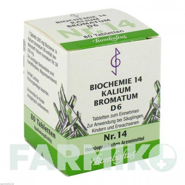 БИОХЕМИ (BIOCHEMIE) D 6 таблетки 80 шт - Гомеопатия BOMBASTUS-WERKE