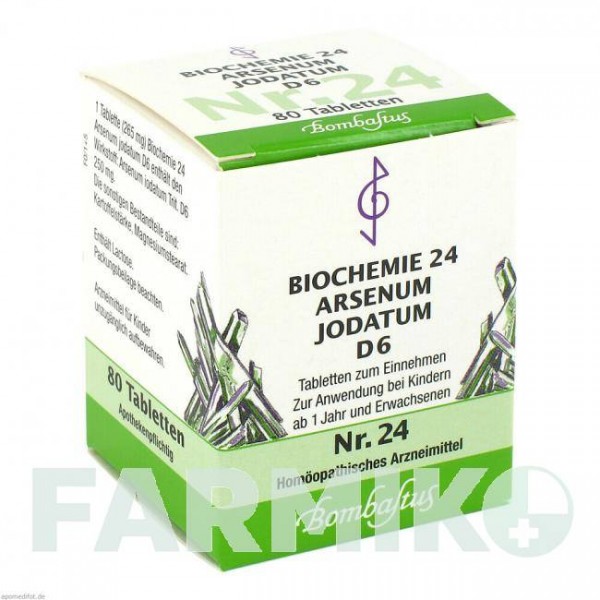 БИОХЕМИ (BIOCHEMIE) D 6 таблетки 80 шт - Гомеопатия BOMBASTUS-WERKE