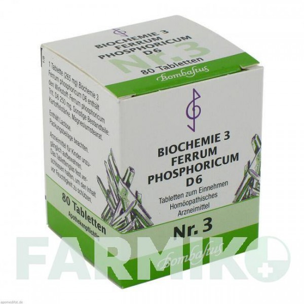 БИОХЕМИ (BIOCHEMIE) D 6 таблетки 80 шт - Гомеопатия BOMBASTUS-WERKE