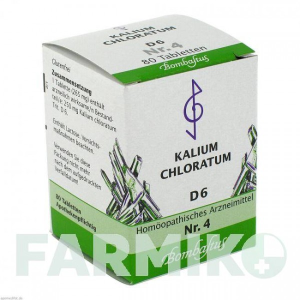 БИОХЕМИ (BIOCHEMIE) D 6 таблетки 80 шт - Гомеопатия BOMBASTUS-WERKE