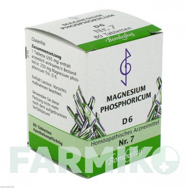 БИОХЕМИ (BIOCHEMIE) D 6 таблетки 80 шт - Гомеопатия BOMBASTUS-WERKE