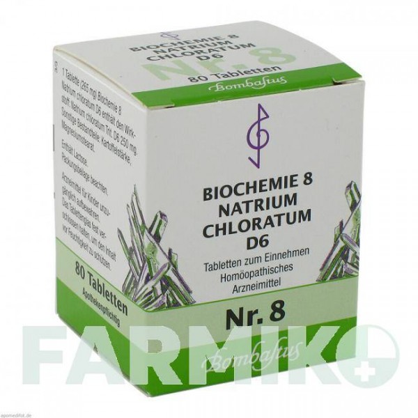 БИОХЕМИ (BIOCHEMIE) D 6 таблетки 80 шт - Гомеопатия BOMBASTUS-WERKE