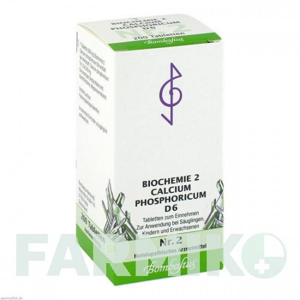 БИОХЕМИ (BIOCHEMIE) D 6 таблетки 200 шт - Гомеопатия BOMBASTUS-WERKE