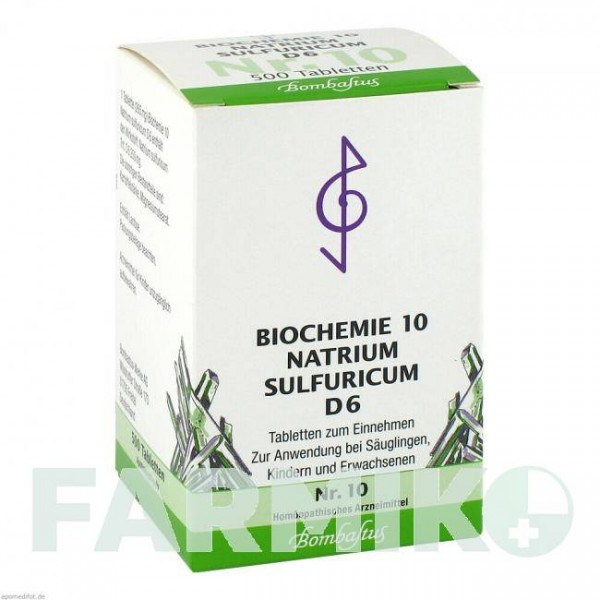 БІОХЕМИ (BIOCHEMIE) D 6 таблетки 500 шт - Гомеопатія BOMBASTUS-WERKE