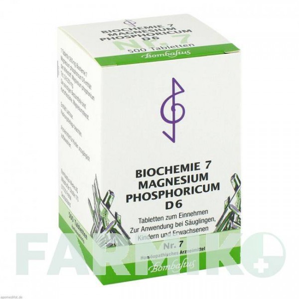 БИОХЕМИ (BIOCHEMIE) D 6 таблетки 500 шт - Гомеопатия BOMBASTUS-WERKE