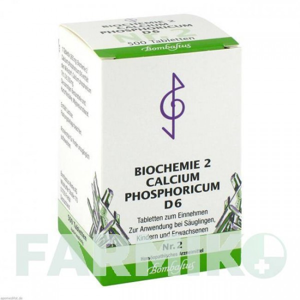БИОХЕМИ (BIOCHEMIE) D 6 таблетки 500 шт - Гомеопатия BOMBASTUS-WERKE