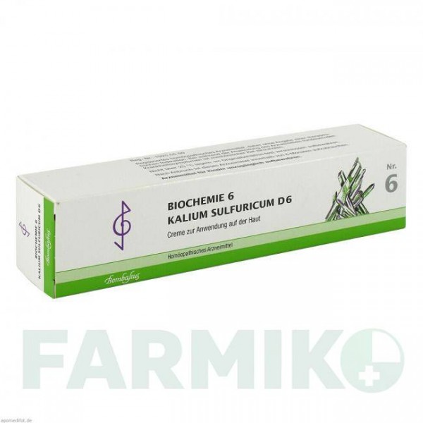 БИОХЕМИ (BIOCHEMIE) D 6 крем 100 мл - Гомеопатия BOMBASTUS-WERKE