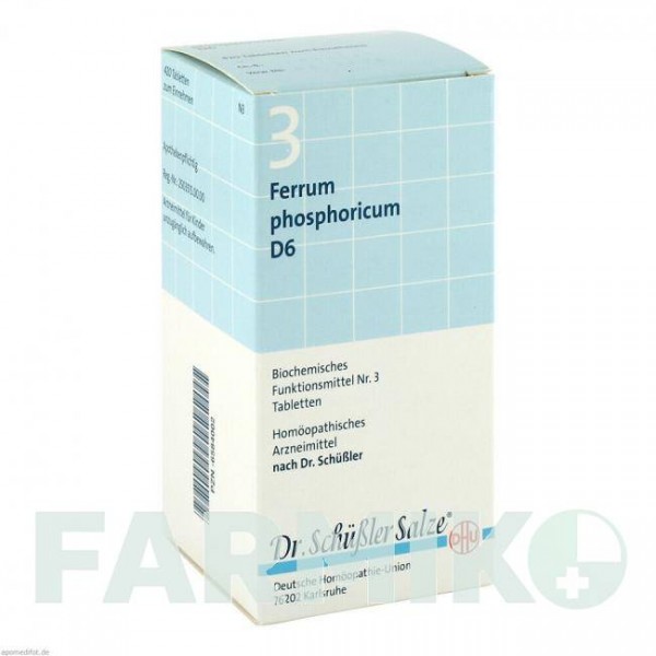 БИОХЕМИ (BIOCHEMIE) D 6 таблетки 420 шт - Гомеопатия DHU